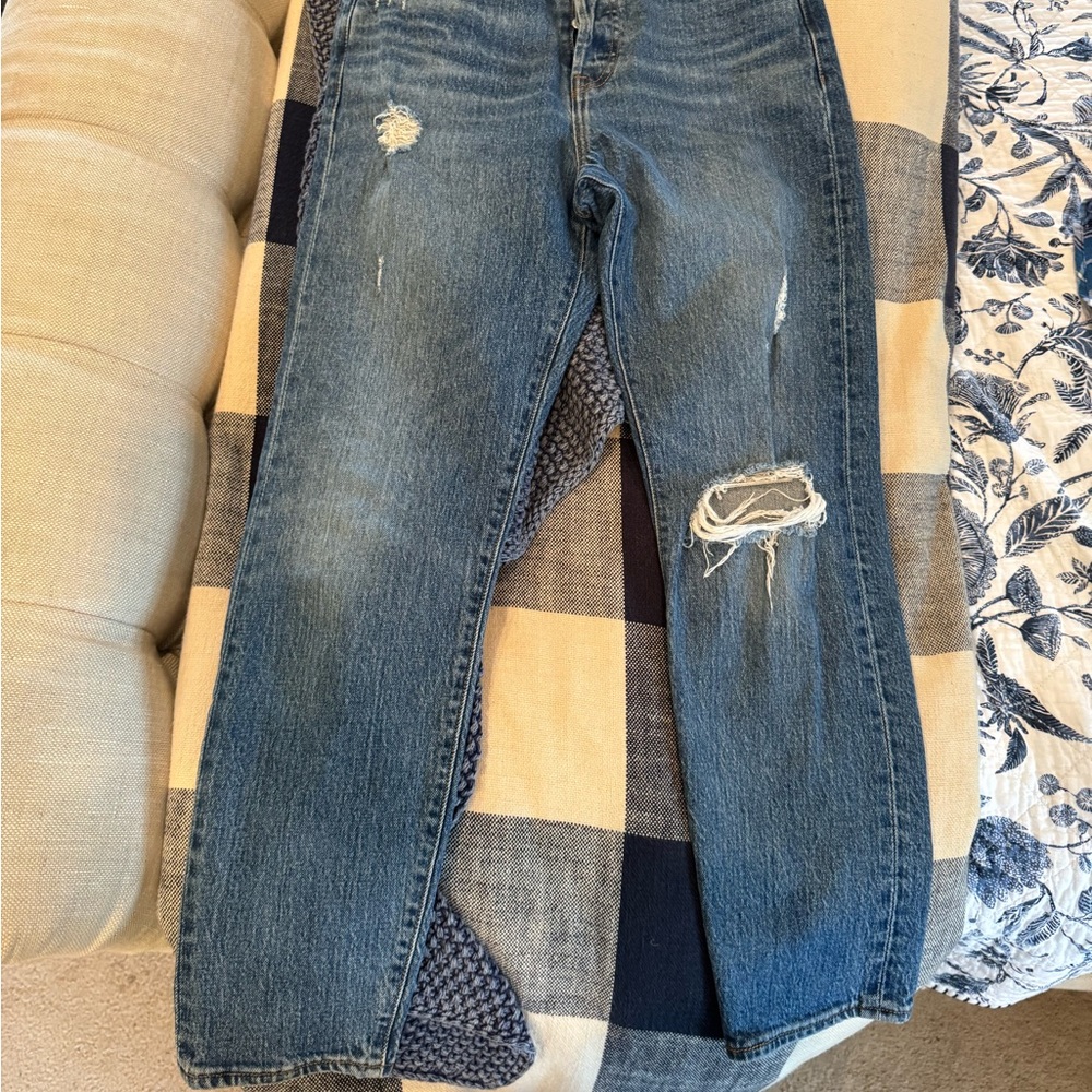 Levi's Blue Wedgie Straight Leg Women's Jeans